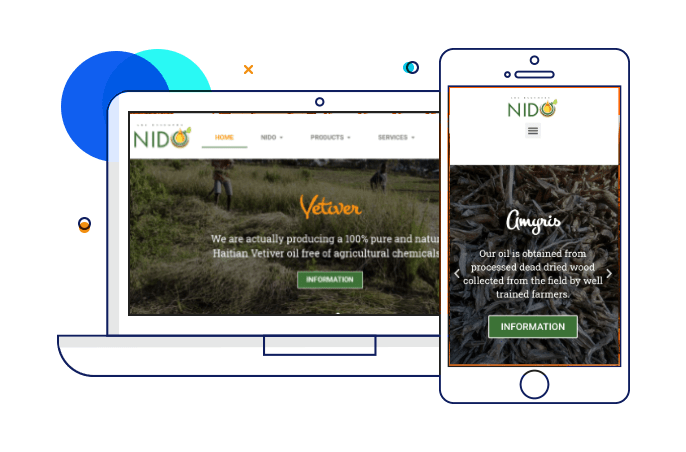 Sites Internet 4 NIDO Essential Oil Project Jerry Louis Jeune - JLJ